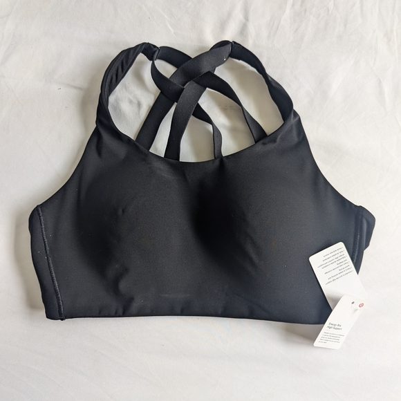 Lululemon Women's Black Sports Bra High Support - Picture 1 of 3